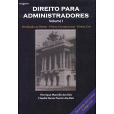 DIREITO PARA ADMINISTRADORES - VOLUME I