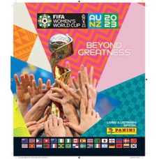 Kit c/ 1 álbum brochura + 10 envelopes de figurinhas da copa do mundo fifa feminina austrália - nova zelândia 2023