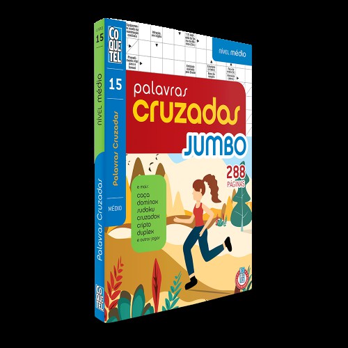 Livro Coquetel Palavras Cruzadas Jumbo Nível Médio Ed 15 - RioMar Aracaju  Online