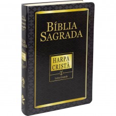 Bíblia Sagrada Letra Grande com Harpa Cristã - Capa ilustrada