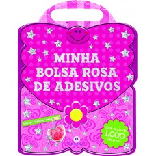 Minha bolsa rosa de adesivos