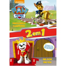 Kit 2 em 1 almofadado + livro de atividades - Patrulha Canina