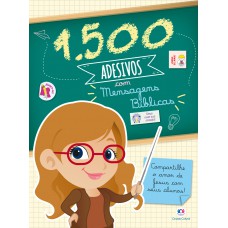 1500 adesivos com mensagens bíblicas