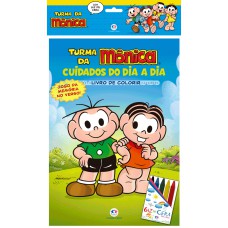 Turma da Mônica - com giz de cera