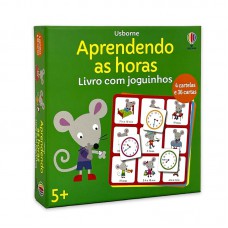 Aprendendo as horas: livro com joguinhos