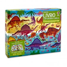 Dinossauros: Livros com quebra-cabeças