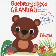 Filhotes: quebra-cabeça grandão para mãozinhas peq