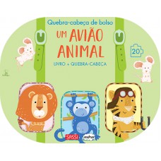 Um Avião animal: quebra-cabeça de bolso