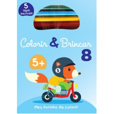 Colorir & brincar 8 : azul