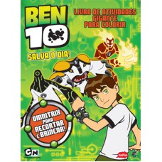 Ben 10 salva o dia: atividades gigante para colorir