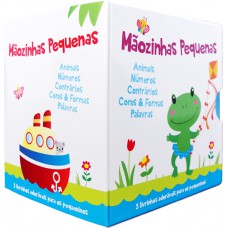 Mãozinhas pequenas azul : Animais, números, contrários, cores, formas e palavras