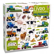 Na fazenda: Livro com quebra cabeça