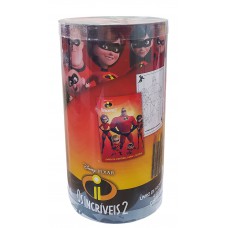 Disney - Mini tubo histórias para colorir - Os incríveis 2