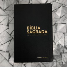 Bíblia NVT Letra Grande - Luxo (Preta)