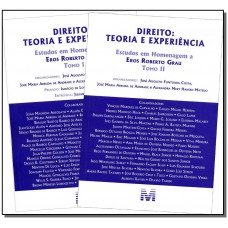 Direito: Teoria e experiência - 2 tomos - 1 ed./2013