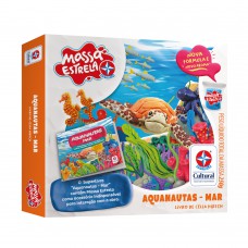 Aquanautas: Mar - Massa Estrela - Superlivro interativo com massinha, faquinha e cenário