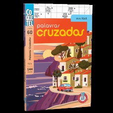 Livro Coquetel Palavras Cruzadas nível fácil Ed 60