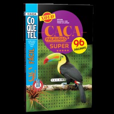 Livro Coquetel Caça Palavras Super nível fácil Ed 08