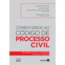 Comentários ao código de processo civil - 1ª edição de 2017