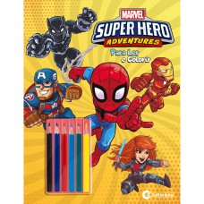 MARVEL SUPER HERO ADVENTURES LER E COLORIR COM LAPIS
