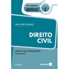 Sinopses - Direito Civil - Direito Das Obrigações - Volume 5 - 19ª Edição 2020