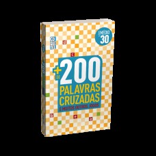 Livro Mais 200 Palavras Cruzadas Médio Ed. 30