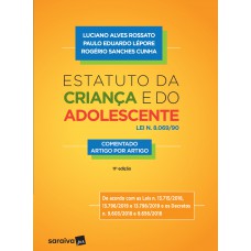 Estatuto da criança e do adolescente - 11ª edição de 2019