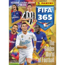 álbum panini fifa 365 2018 + 10 envelopes de figurinhas