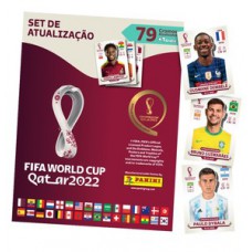 Kit atualização com 80 figurinhas - fifa world cup qatar 2022