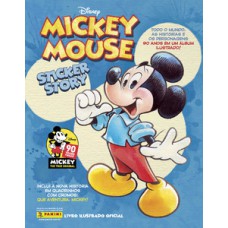 álbum mickey 90 anos (capa dura) com 12 envelopes