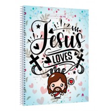 Caderno de Fé - Jesus Loves me