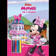 Pop gigante ler e colorir com lapis - Minnie