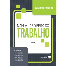 Manual de Direito do Trabalho - 15ª edição 2024