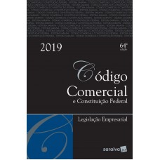 Código comercial e Constituição Federal tradicional - 64ª edição de 2019