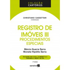 Registro de imóveis III - 3ª edição de 2018