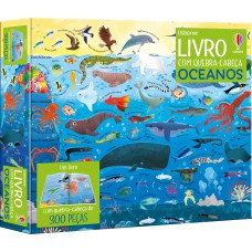 Oceanos: Livro com quebra-cabeça