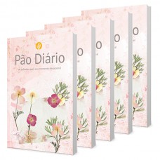 Devocional Pão Diário - Feminino - Kit com 5 unidades