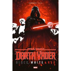 Darth vader: preto, branco e vermelho