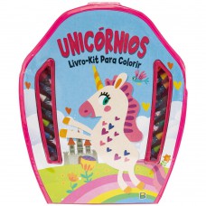 Livro-Kit Para Colorir: Unicórnios