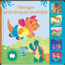 Meus primeiros quebra-cabeças: Henrique gosta de ajudar