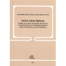 Nota doutrinal sobre algumas questões relativas à... - Doc. 11