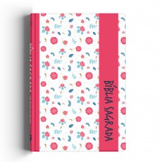 Bíblia RC grande - 1 Cor capa especial - Pink floral