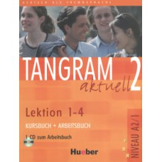 Tangram aktuell 2 kursbuch + arbeitsbuch - lektion 1-4 mit cd (texto + exerc.)