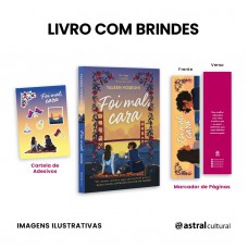 Foi mal, cara + cartela de adesivos + marcador