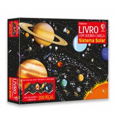 Sistema solar: livro com quebra-cabeça