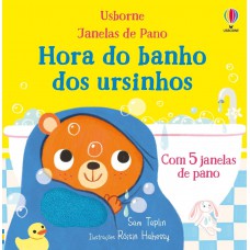 Hora do banho dos ursinhos: janelas de pano