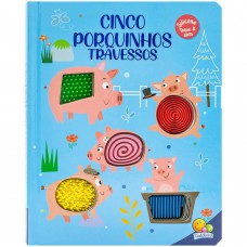 Esconde-Esconde animado! Toque & Sinta:Cinco Porquinhos