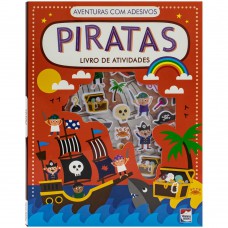 Aventuras com Adesivos - Livro de Atividades: Piratas