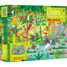 Na selva: livro com quebra-cabeça