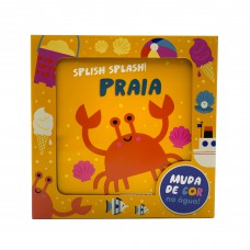 Splish Splash! Praia - Livro de banho que muda de cor na água!